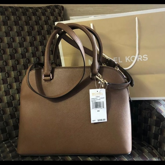 NWT Michael Kors gorgeous brown leather classic - Picture 4 of 8